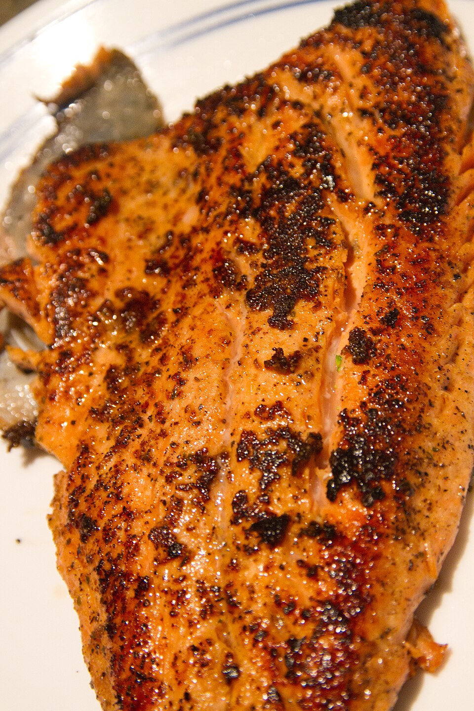 Blackened Salmon With Cajun Spice