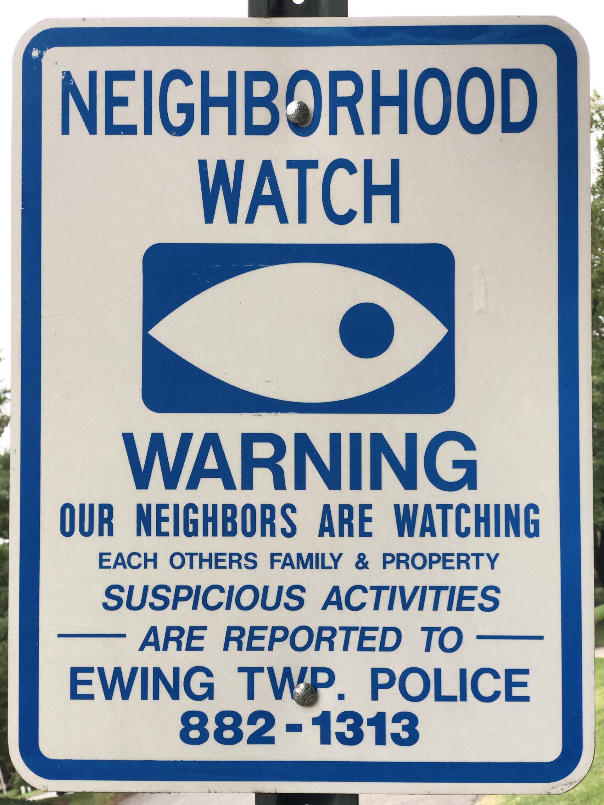 Neighborhood Watch and Camera Sharing