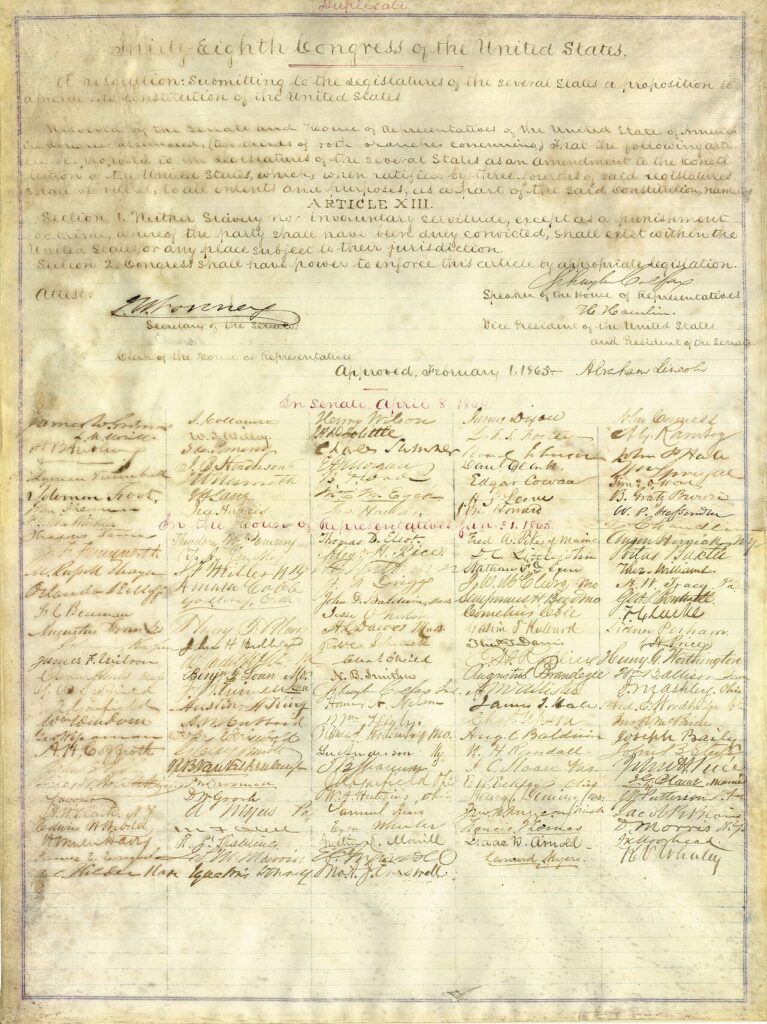 Thirteenth Amendment